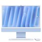 Apple 24-Inch iMac with Retina 4.5K display: Apple M4 Chip with 10-core CPU and 10-core GPU 24GB Unified Memory, 512GB SSD in Blue (Latest Model), , large