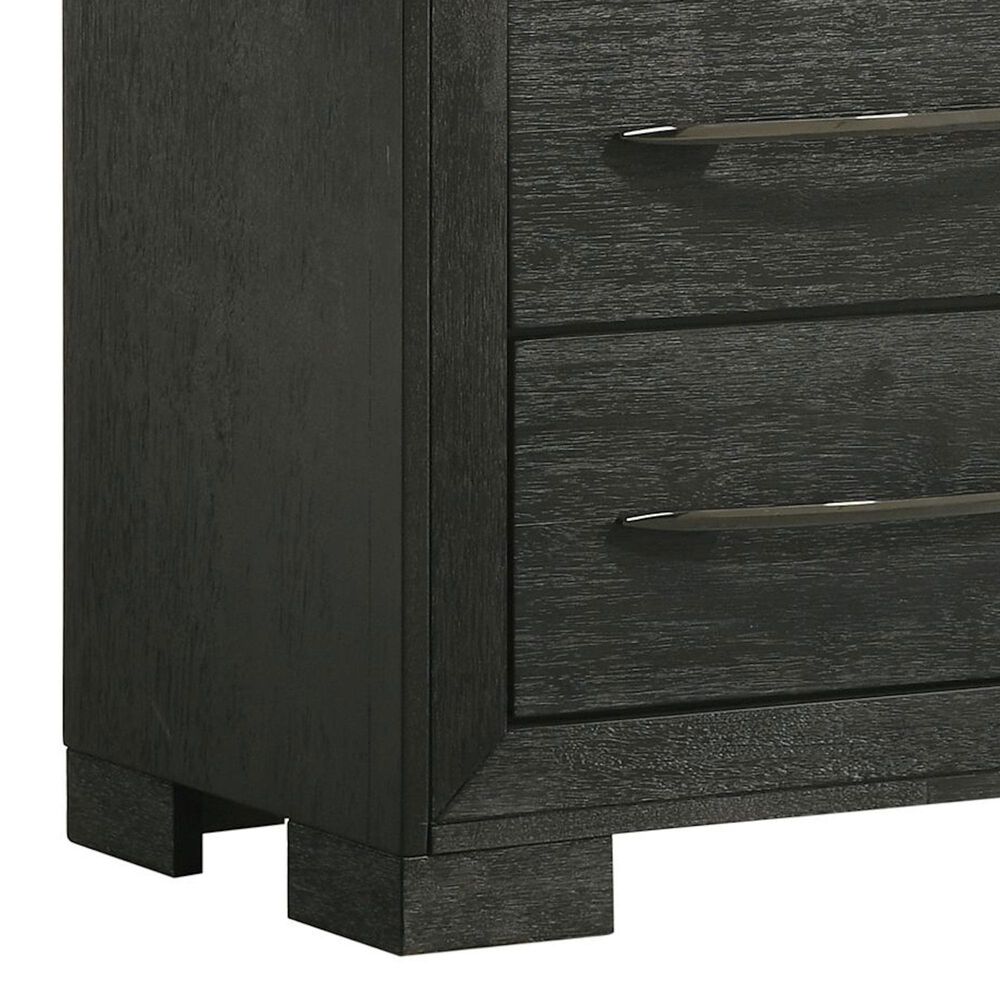 Mayberry Hill Allan 5-Piece Full Platform Bedroom Set in Black, , large
