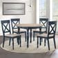 Steve Silver Darcy 42" Round Dining Table in Blue, , large