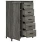 Ashley Frandern 5-Drawer Dressing Chest in Rustic Warm Gray, , large