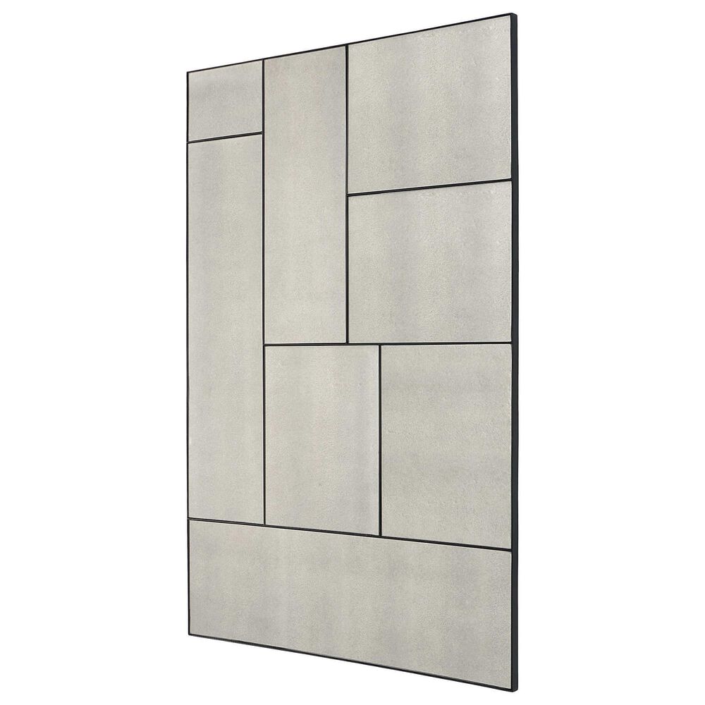Uttermost Puzzle Piece Mirror in Black, , large