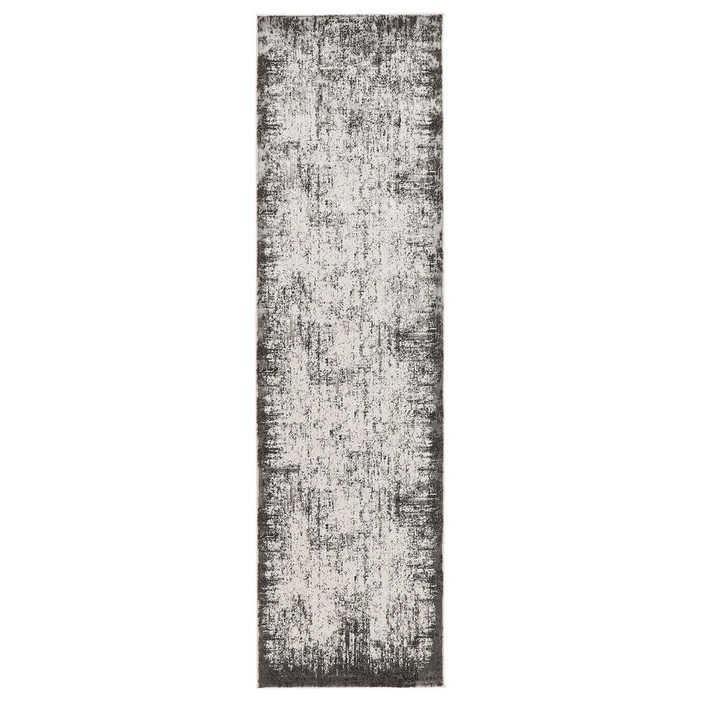 Nourison Desire Grey and Ivory 2"3" x 7"6" Runner, , large