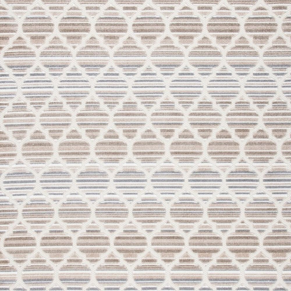 Safavieh Cabana CBN333F 6&#39;7&quot; Square Grey and Ivory Indoor/Outdoor Area Performance Rug, , large
