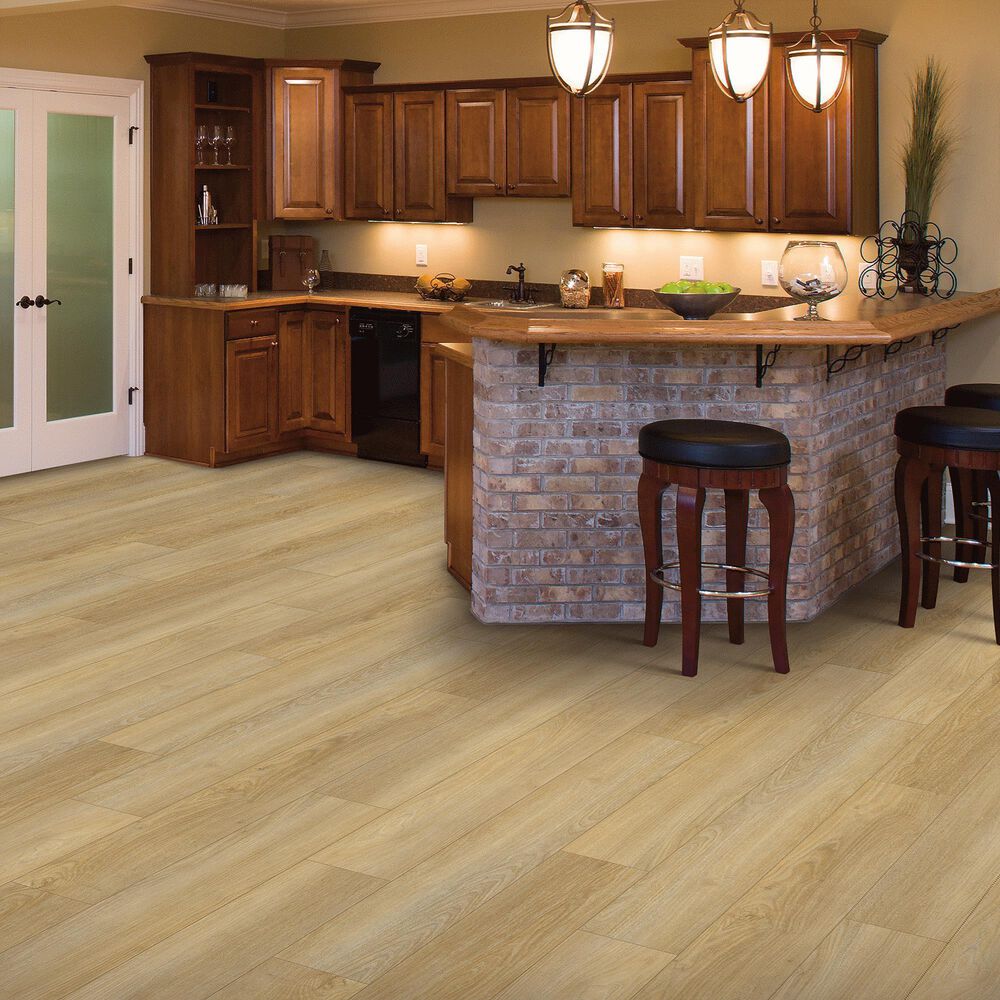 Mohawk Discovery Ridge Coffee House Tan 6&quot; x 48&quot; Vinyl Plank, , large