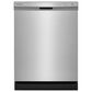 Frigidaire 4 Piece Kitchen Package with 25.6 Cu. Ft. Standard Depth Side-by-Side Refrigerator, 30" Front Control Electric Range, 1.8 Cu. Ft. OTR Microwave, and 24" Built-In Dishwasher with MaxDry in Stainless Steel, , large