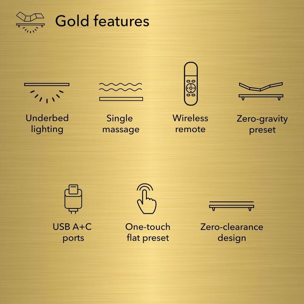 Serta Full Gold Baselogic Adjustable Base, , large