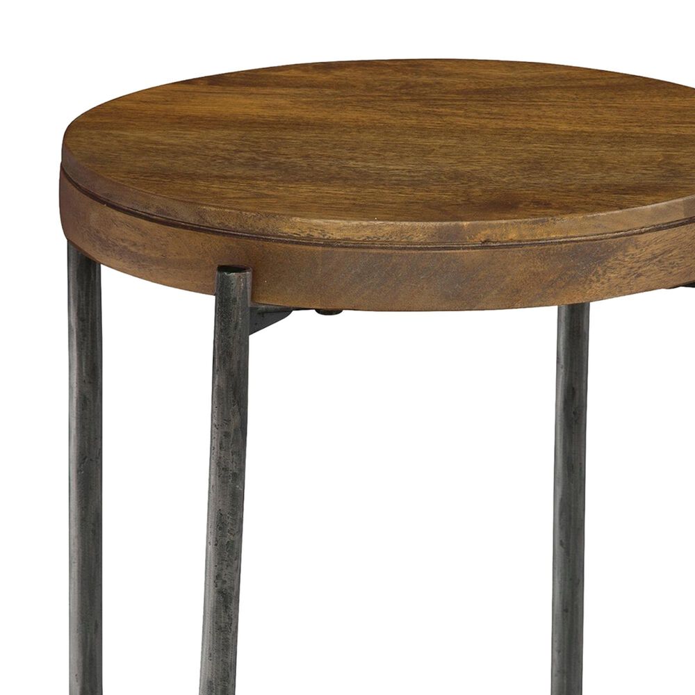 Hekman Bedford Park Chairside Table in Brown and Black, , large
