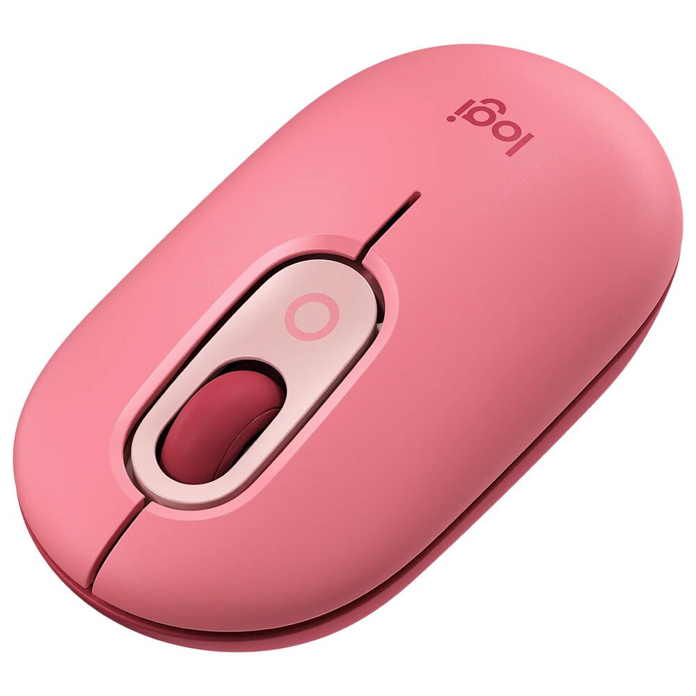 Logitech Pop Mouse with Emoji in Pink