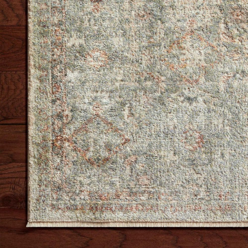Loloi Sonnet 2&#39;6&quot; x 10&#39; Lagoon and Gold Runner, , large