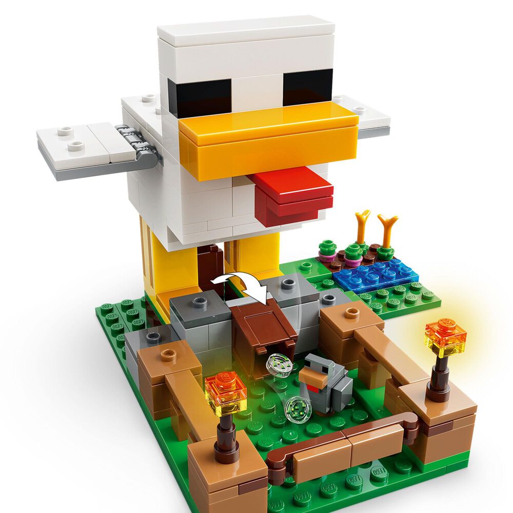 LEGO Minecraft Chicken Farm Building Set, , large