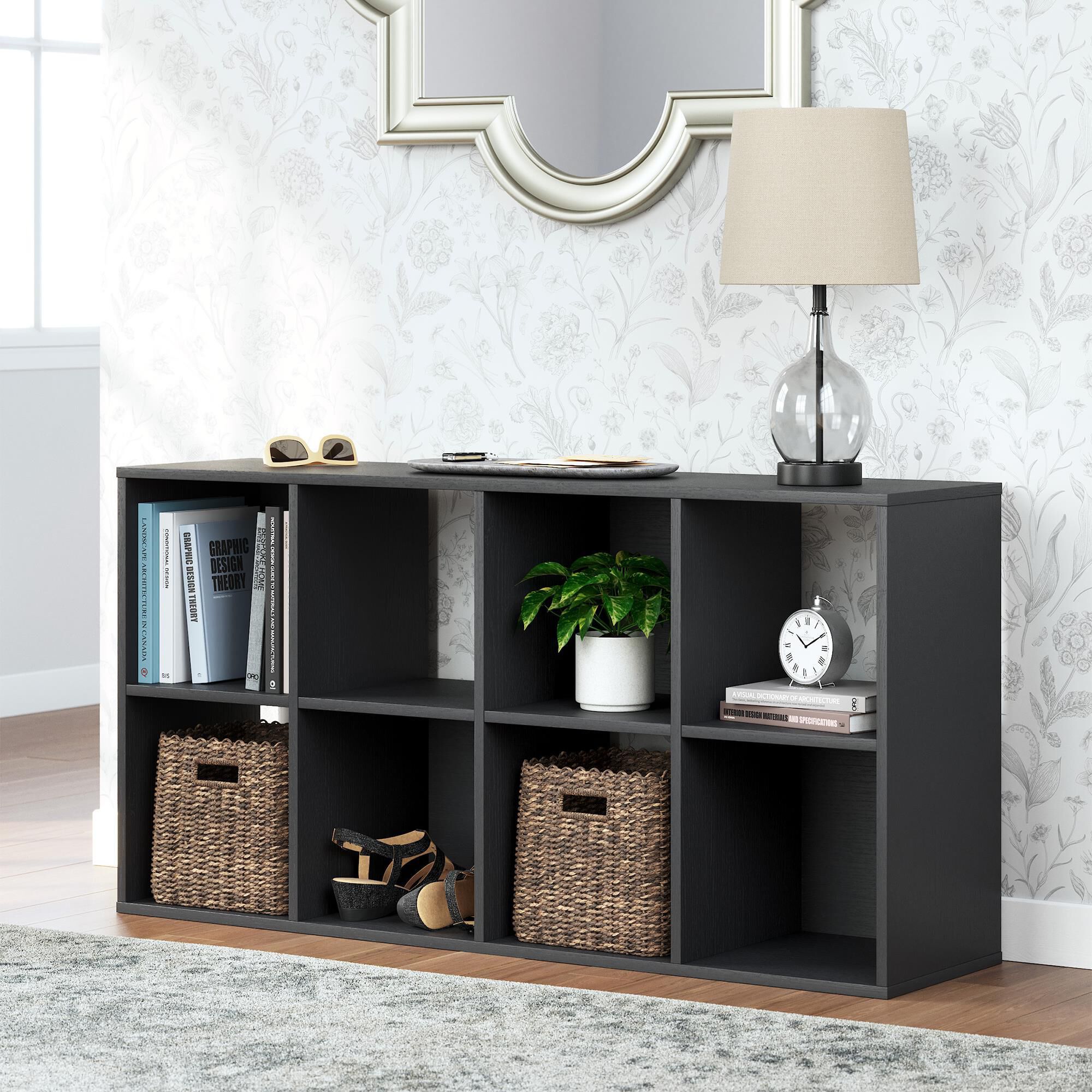 Ashley Langdrew 8-Cube Organizer in Matte Black