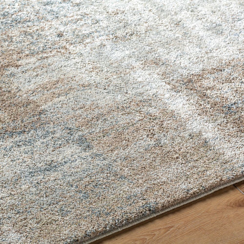 Surya Avellino 5&#39;3&quot; x 7&#39; Light Beige, Tan, Light Gray, Gray and Deep Teal Area Rug, , large