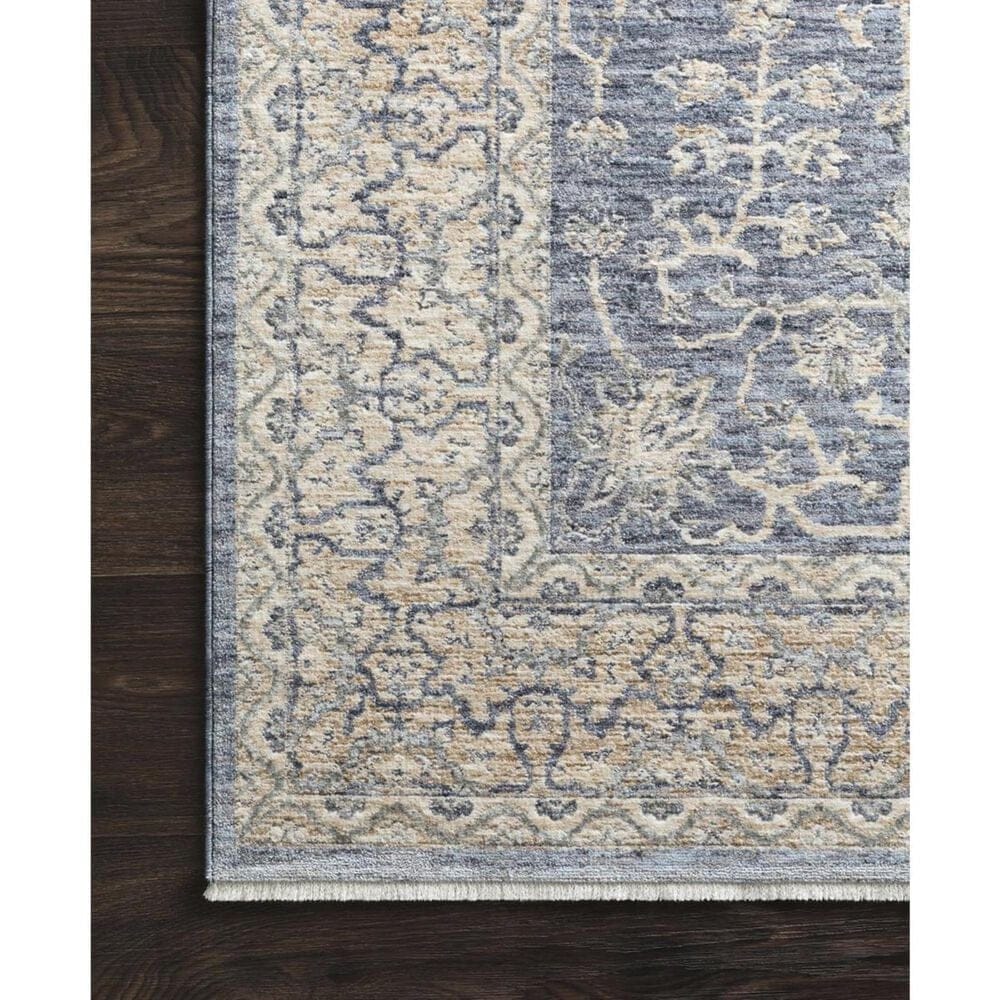 Loloi Pandora PAN-04 3&#39;9&quot; x 5&#39;9&quot; Dark Blue and Ivory, , large
