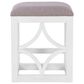 Linon Home Decor Westlee 5-Piece Rectangular Nesting Consoles and Stool Set in White and Light Brown, , large