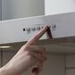 GE Profile 30 Designer Wall Mount Hood with Dimmable LED Lighting in Stainless Steel, , large