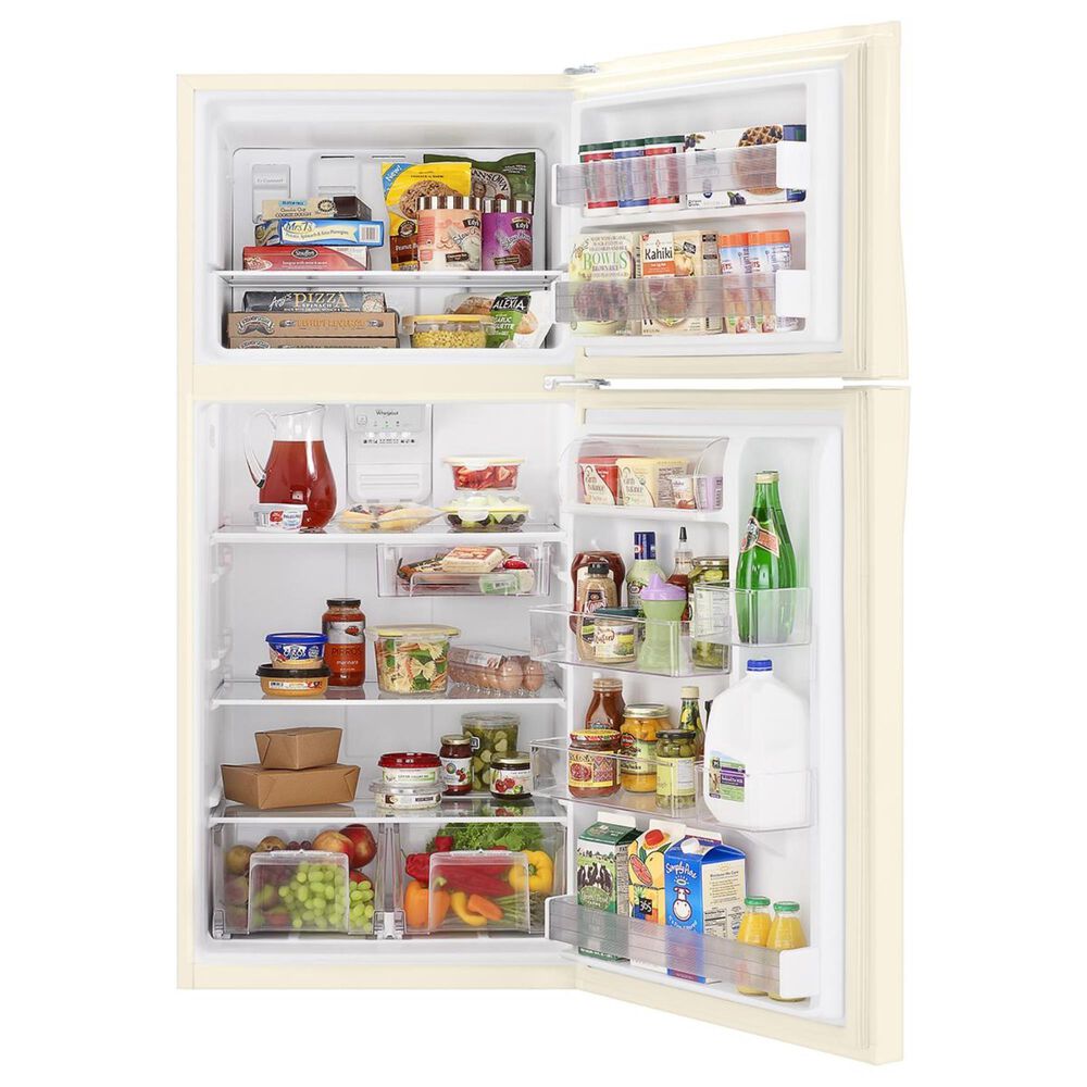 Whirlpool 19 Cu. Ft. Top-Freezer Refrigerator with LED Interior Lighting in White, , large