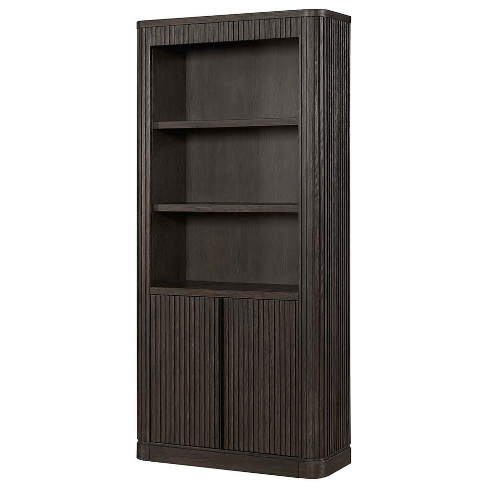 Wycliff Bay Tulane 3-Piece Writing Desk with Bookcase and Lateral File Cabinet Set in Dark Chocolate, , large