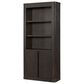 Wycliff Bay Tulane 3-Piece Writing Desk with Bookcase and Lateral File Cabinet Set in Dark Chocolate, , large