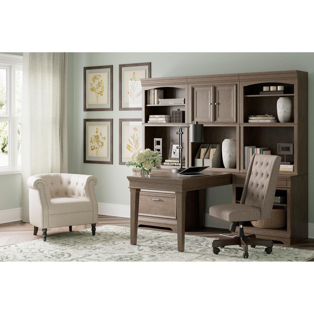 Ashley Janismore Desk in Weathered Gray, , large