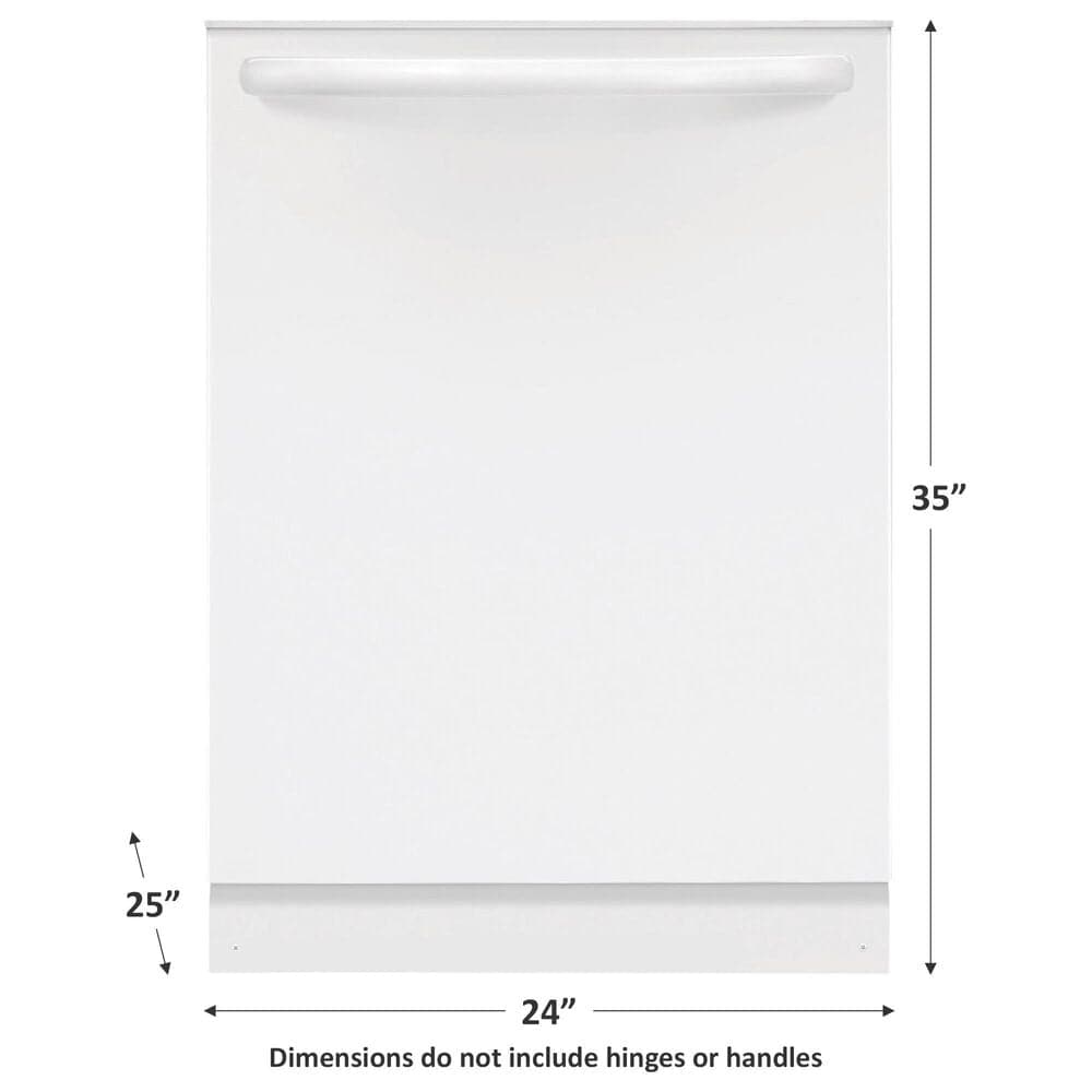 Frigidaire 24&quot; Built-In Dishwasher with DishSense and MaxDry in White, , large
