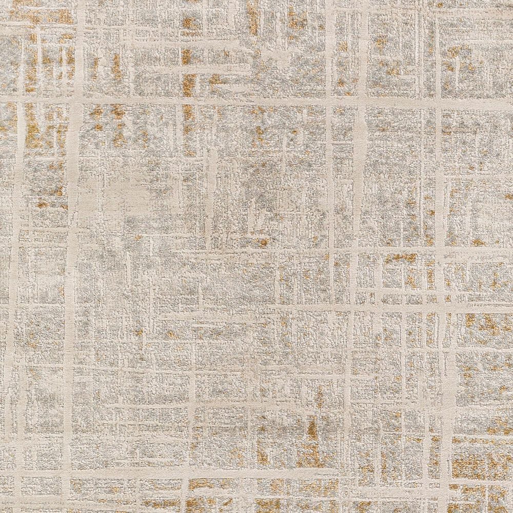 Surya Alpine ALP-2314 2&#39;7&quot; x 7&#39;3&quot; Ivory, Tan, Gray, Light Gray and Off-White Runner, , large