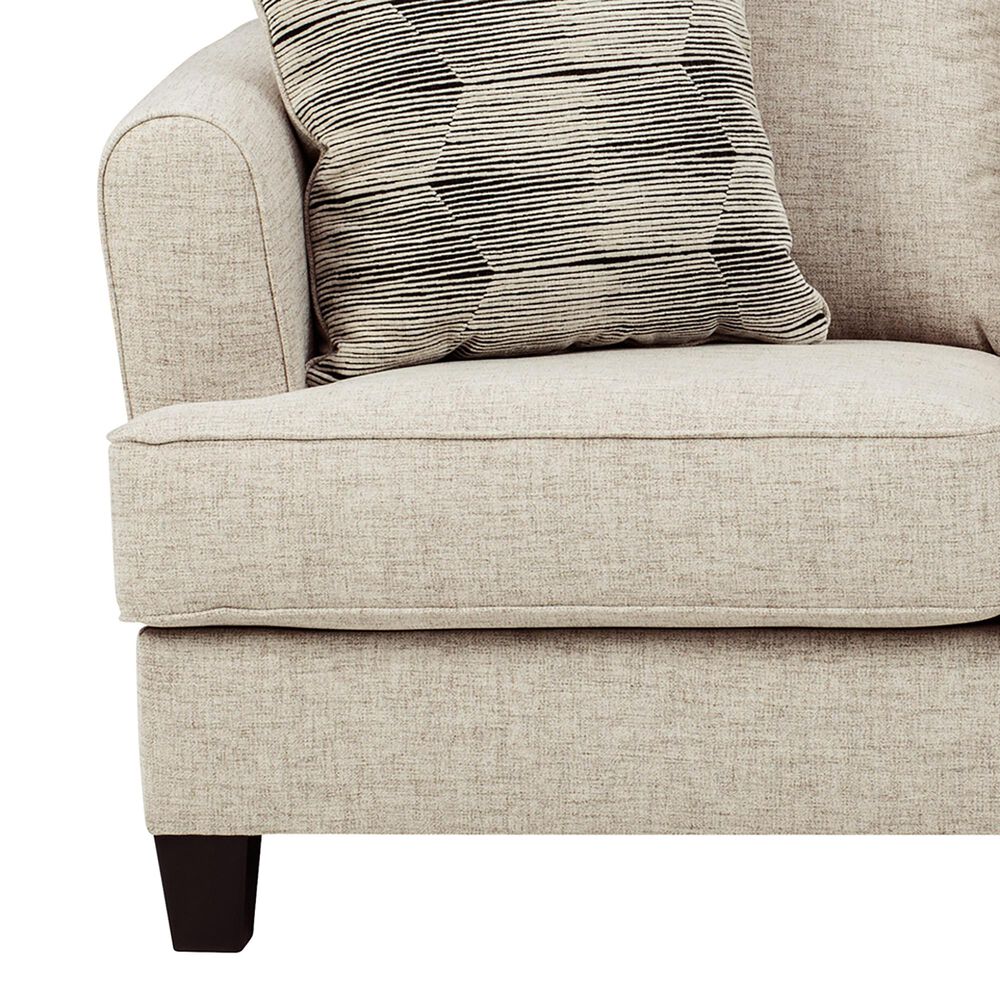 Signature Design by Ashley Callisburg Stationary Loveseat in Linen, , large