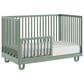 Oxford Baby Meridian 3-in-1 Convertible Crib in Olive Green, , large