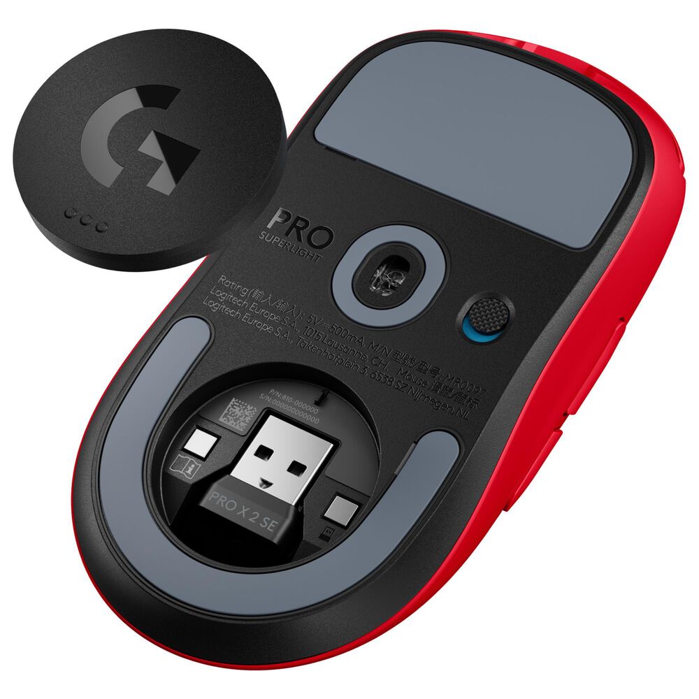Logitech Pro X Superlight 2 SE Lightspeed Wireless Gaming Mouse in Red, , large