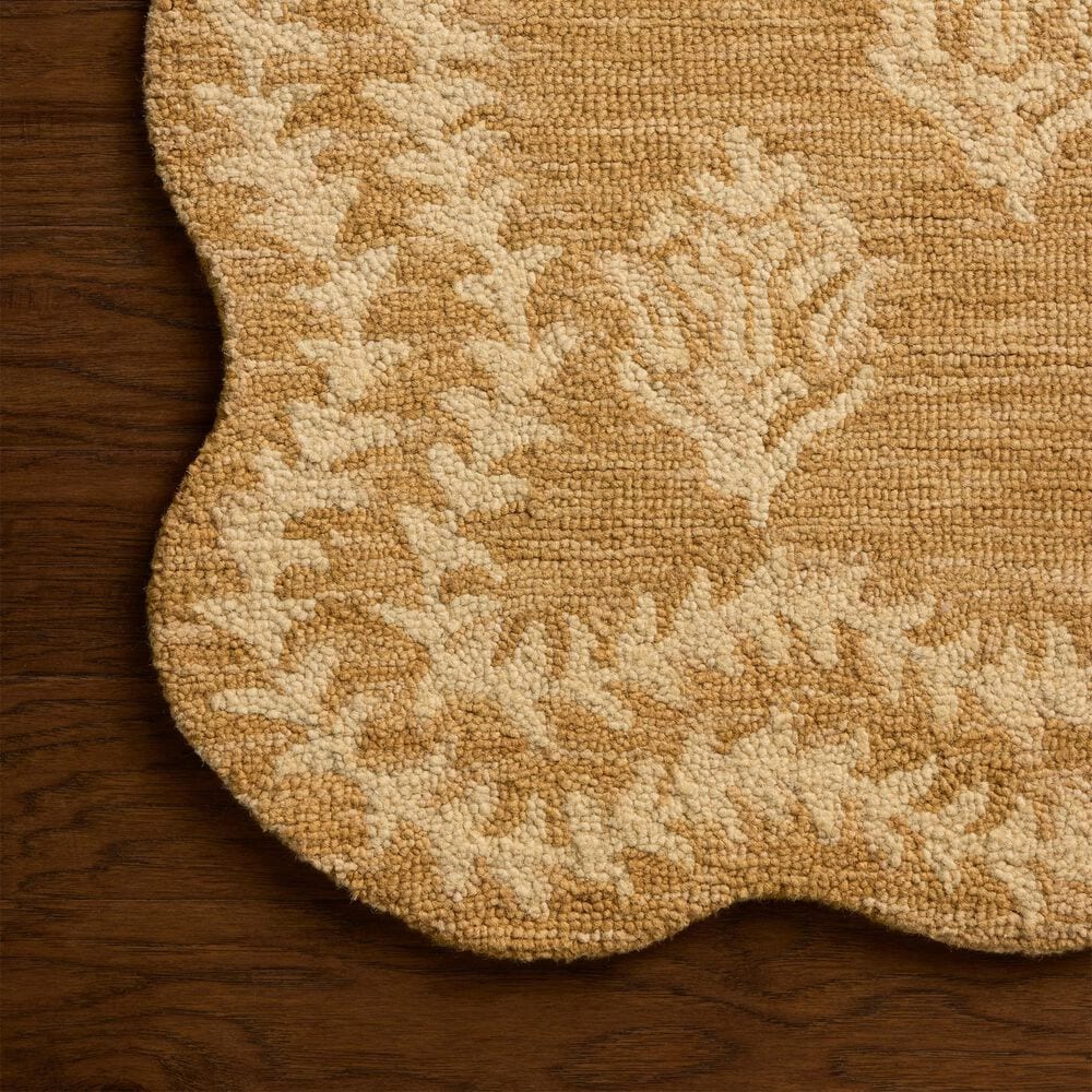 Loloi Lisette Wheat and Ivory 9'3" x 13' Area Rug, , large