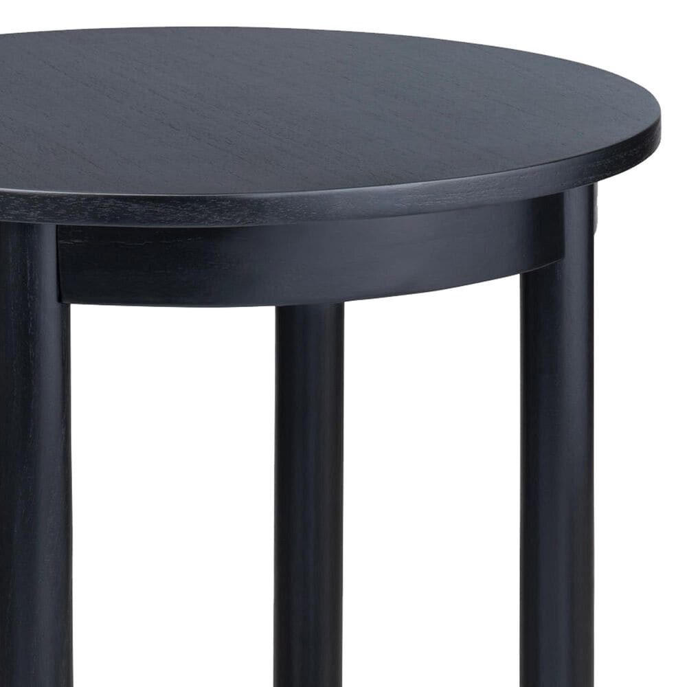 Crestview Collection Port Royal End Table in Black and Natural, , large