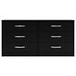 Ashley Finch 6-Drawer Dresser in Black, , large