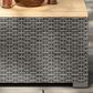 Homestyles Boca Raton Storage Table in Brown and Gray - Table Only, , large