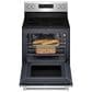 MAYTAG 2-Piece Kitchen Package with 5.3 Cu. Ft. Freestanding Electric Range and 1.1 Cu. Ft. Over-the-Range Microwave in Fingerprint Resistant Stainless Steel, , large