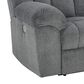 Ashley Tip-Off Power Reclining Loveseat in Slate, , large