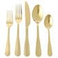 Gibson Overseas, Inc Torino 20-Piece Flatware Set in Gold, , large