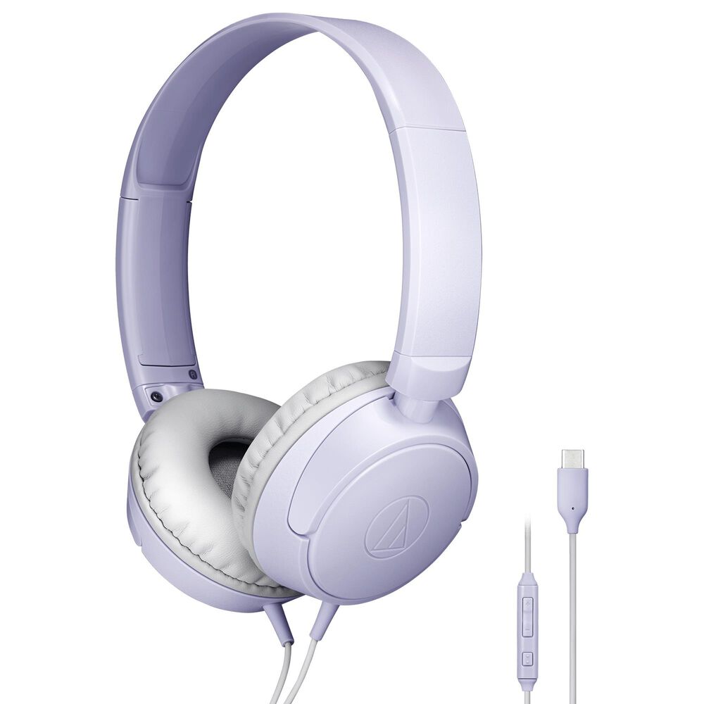 Audio-Technica Wired On-Ear Headphones in Light Violet, , large