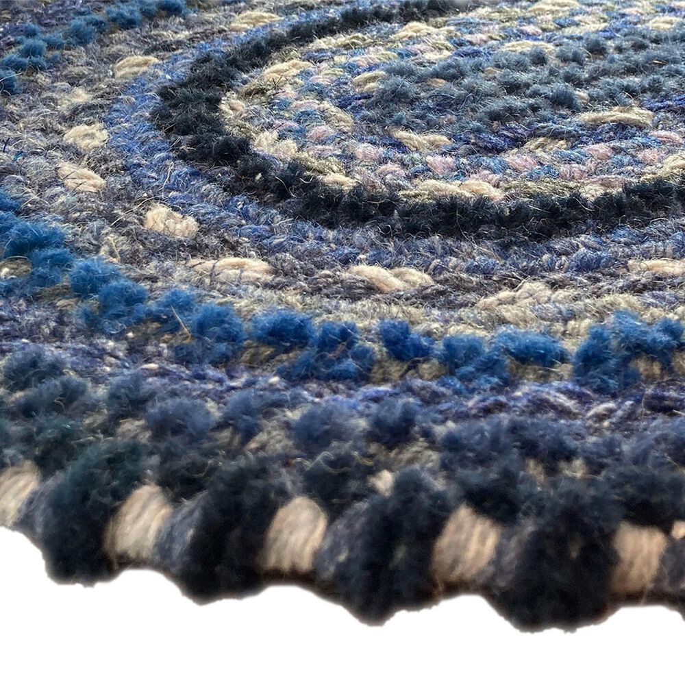 Capel Bayview 0036-470 5&#39; x 8&#39; Oval Twilight Blue Area Rug, , large