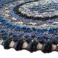 Capel Bayview 0036-470 5" x 8" Oval Twilight Blue Area Rug, , large