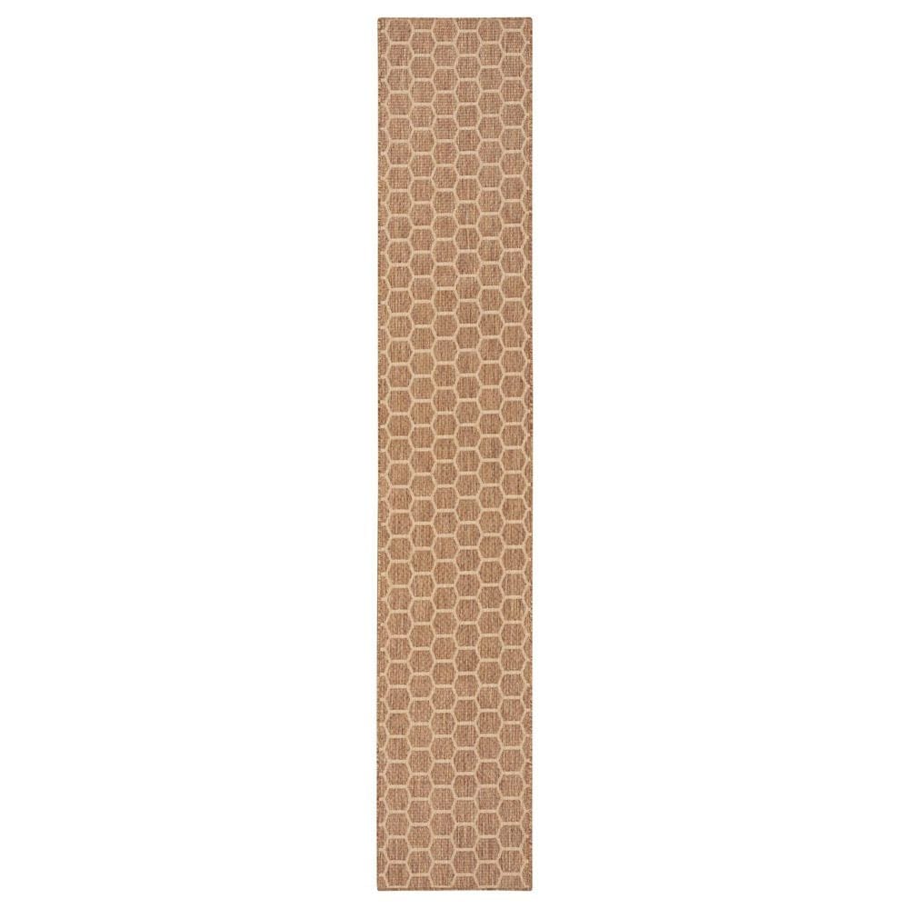 Nourison Twist Reversible 2"2" x 12" Natural Indoor/Outdoor Runner, , large