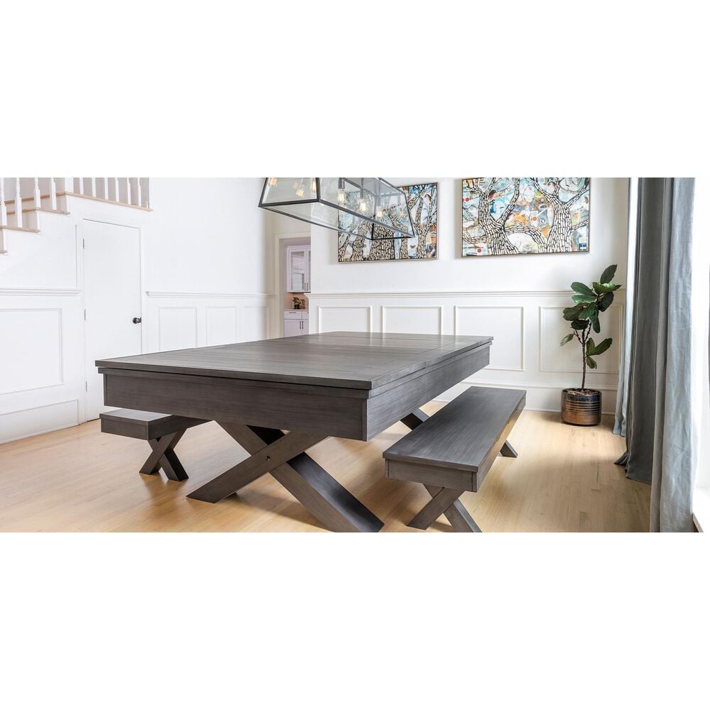 Imperial International Blake 8&#39; Pool Table in Steel Grey, , large