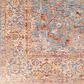 Surya Mirabel 5" x 7"5" Teal, Aqua, Gray, Burnt Orange, Olive and Beige Area Rug, , large