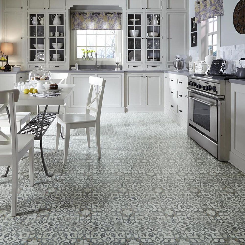 Mannington LVS Silver Filigree Iron Luxury Vinyl Sheet, , large