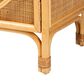 Baxton Studio Ovalet 2-Door Rattan Sideboard in Natural Brown, , large