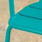 Hearth and Haven Santa Monica 3-Piece Outdoor Bistro Set in Teal, , large