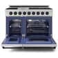 THOR KITCHEN Gordon Ramsay 6.8 Cu. Ft. 48" Professional Liquid Propane Range with Black Handle Kit in Stainless Steel, , large