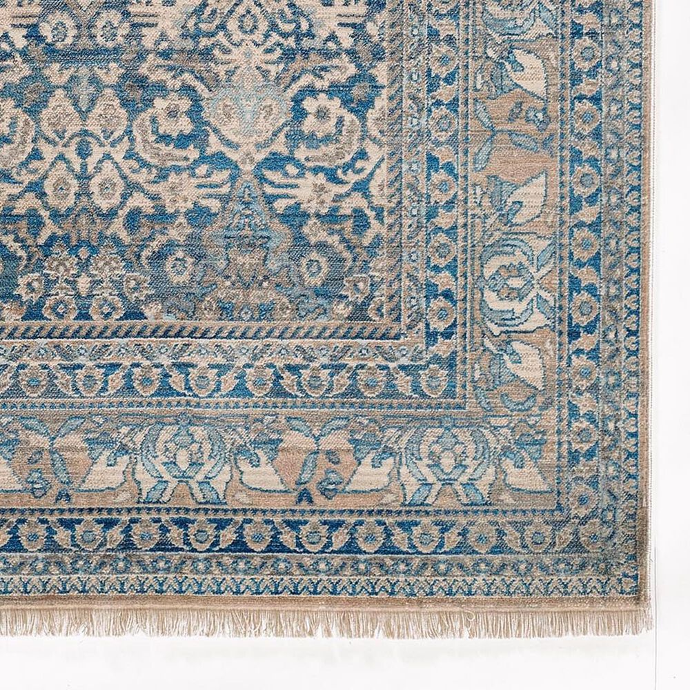 Momeni Izmir IZ-11 2&#39;6&quot; x 8&#39; Blue Runner, , large