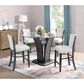 Crown Mark Camelia Counter Height 54" Round Dining Table in Black - Table Only, , large