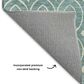 Dalyn Rug Company The Reserve TR12 Turquoise 8" x 10" Indoor/Outdoor Area Rug, , large