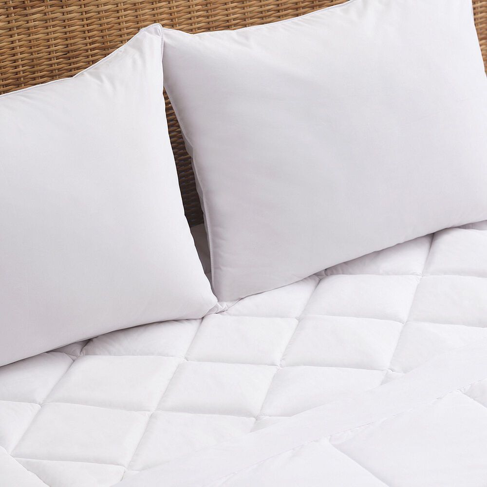 Allied Home Tranquil Horizon Queen Mattress Pad in White, , large