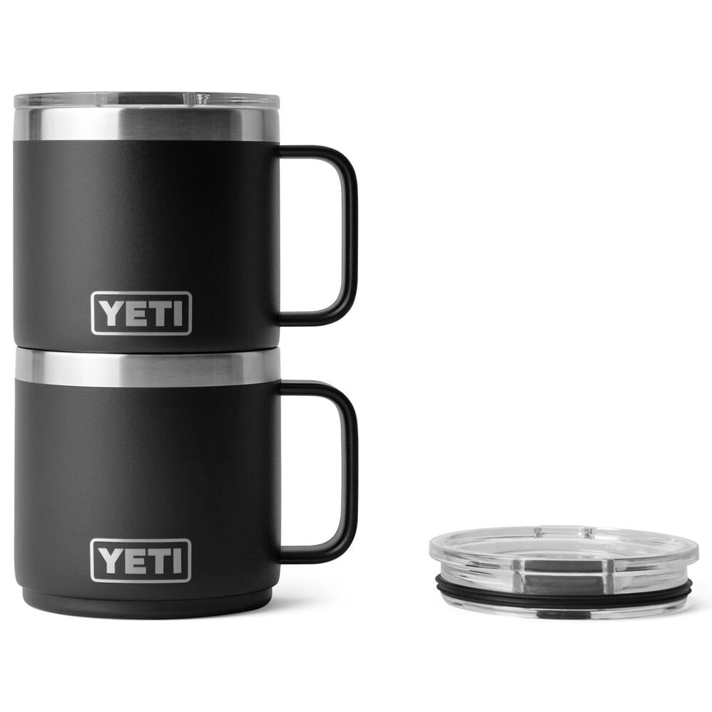 YETI Rambler 14 Oz Stackable Mug with Magslider Lid in Black, , large